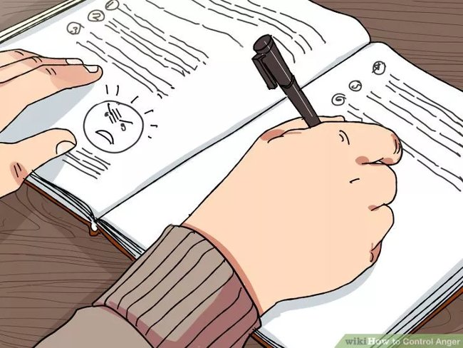 Viết nhật ký về cơn giận dữ