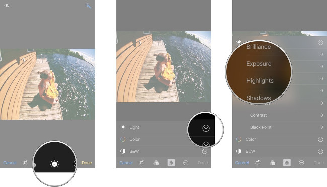 Chọn biểu tượng như trong hình, nhấn mũi tên, chọn mục muốn điều chỉnh