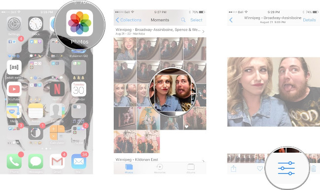 Toàn tập về ứng dụng Photos trên iPhone/iPad - Phần 4: Chỉnh sửa ảnh