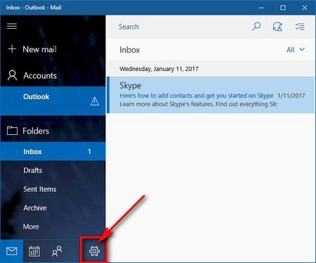 Cách tắt tính năng xem trước nội dung Mail Windows 10