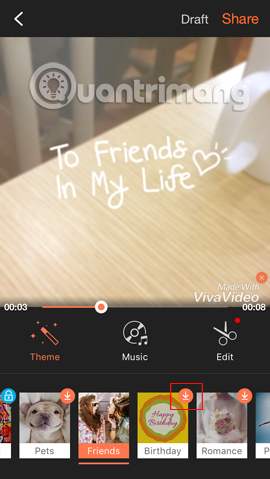 Tải chủ đề cho video Tải chủ đề cho video