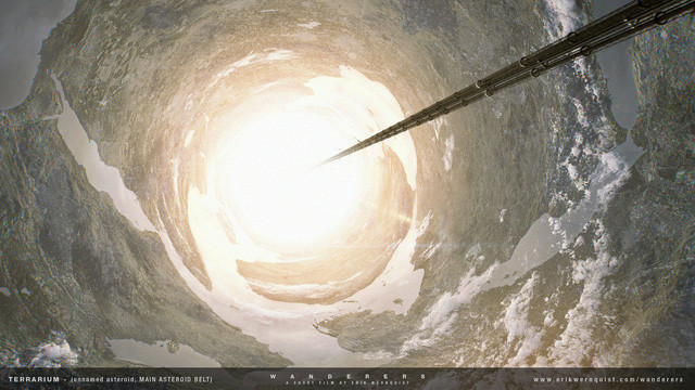 Một "khu bảo tồn động thực vật" phía trong một tiểu hành tinh thuộc Vành đai Tiểu hành tinh Chính  Một "khu bảo tồn động thực vật" phía trong một tiểu hành tinh thuộc Vành đai Tiểu hành tinh Chính