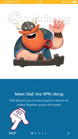 Tính năng của Opera Free VPN