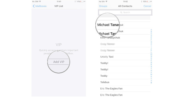 Nhấn Add Vip, chọn tên muốn thêm Nhấn Add Vip, chọn tên muốn thêm