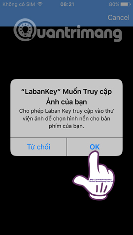Laban Key sử dụng album thiết bị 