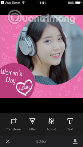 Chèn thêm hiệu ứng cho hình ảnh