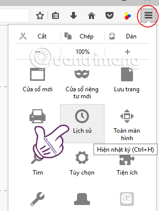 Kiểm tra lịch sử web trên Firefox