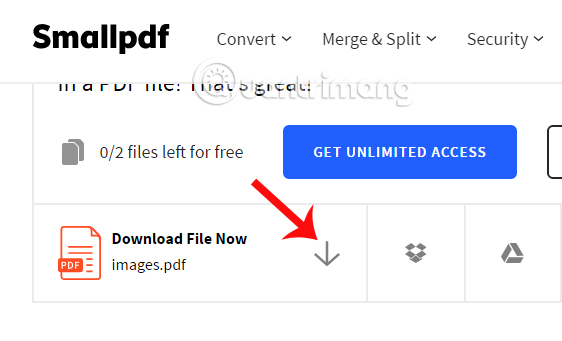 Tải file PDF hoàn chỉnh sau khi chuyển đổi Tải file PDF hoàn chỉnh sau khi chuyển đổi