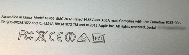 Thông tin số Serial máy Mac