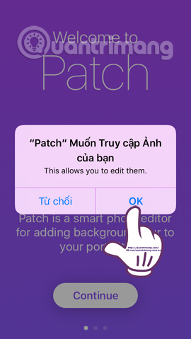 Ứng dụng Patch truy cập album thiết bị