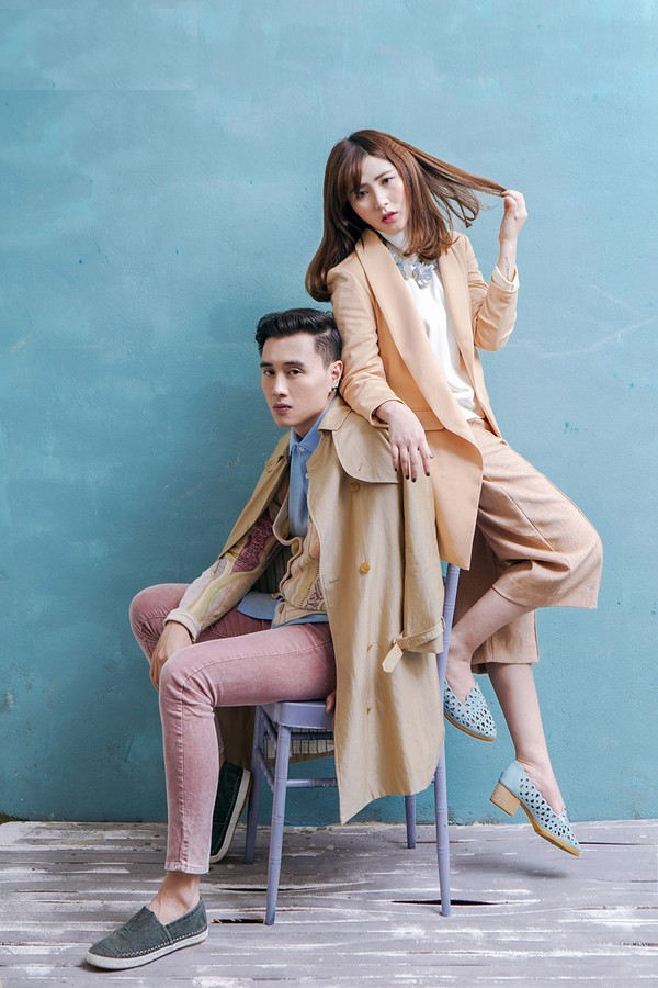 Tất cả các món đồ đều thuộc màu pastel sáng, tạo cảm giác thân thiện, mát mắt