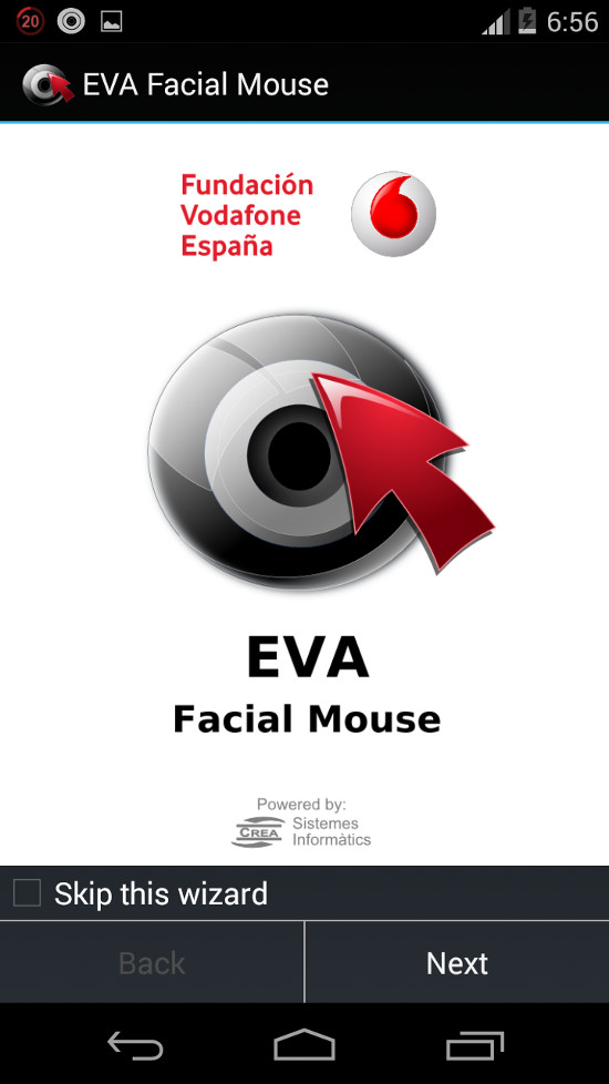 Cho phép Eva Facial Mouse sử dụng Camera Cho phép Eva Facial Mouse sử dụng Camera