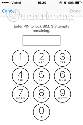 Hướng dẫn cài đặt mã PIN cho SIM điện thoại
