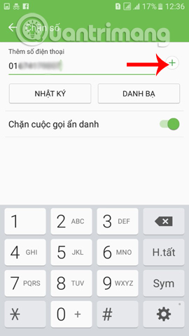 Thêm số liên lạc vào danh sách chặn Thêm số liên lạc vào danh sách chặn