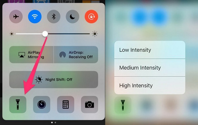 Chỉnh độ sáng của đèn