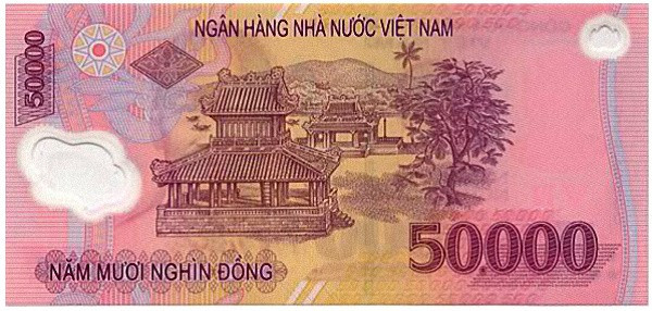 Hình ảnh địa danh tờ năm mươi nghìn đồng