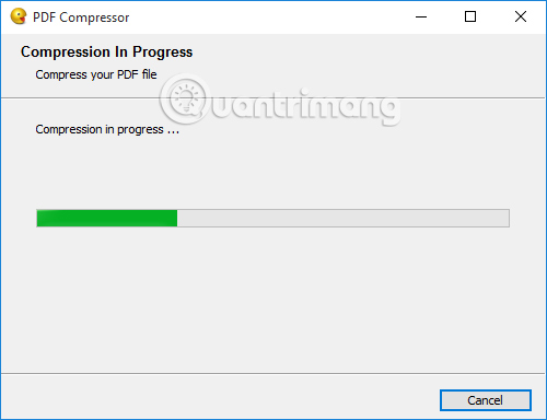 Tiến hành nén dung lượng file PDF Tiến hành nén dung lượng file PDF