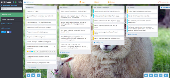 Tạo và quản lý task với Pintask Pintask