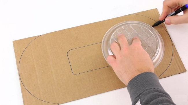 Dùng đĩa để vẽ hình cho vô-lăng