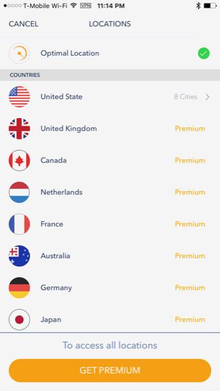 Đổi vị trí Betternet