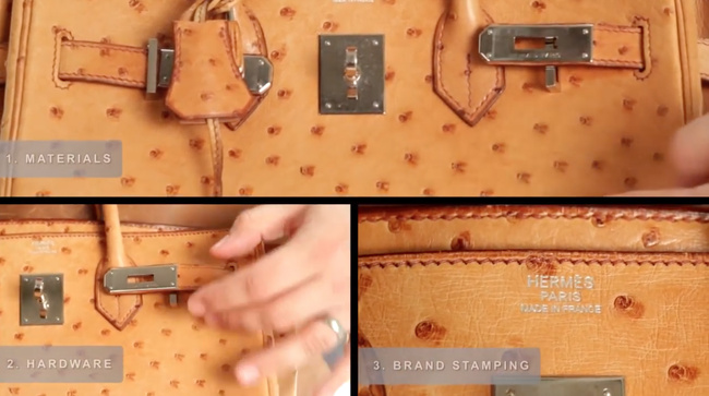 Chiếc túi được kiểm tra kỹ càng đến từng chi tiết