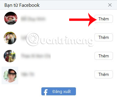 Gửi kết bạn Zalo qua Facebook