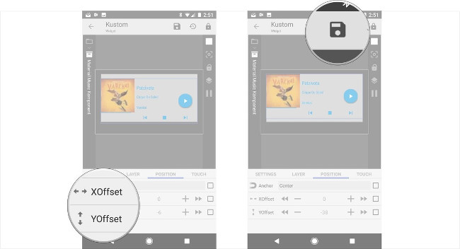 Điều chỉnh các lựa chọn sau đó Save Điều chỉnh các lựa chọn sau đó Save