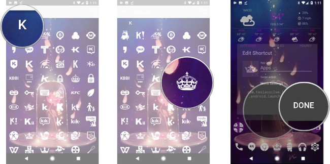 Chọn biểu tượng chữ K, chọn biểu tượng như trong hình Chọn biểu tượng chữ K, chọn biểu tượng như trong hình