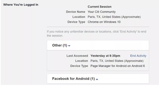 Kiểm tra đăng nhập Facebook