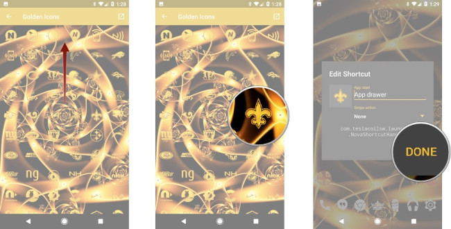 Chọn biểu tượng chữ N, chọn biểu tượng như trong hình, nhấn Done Chọn biểu tượng chữ N, chọn biểu tượng như trong hình, nhấn Done