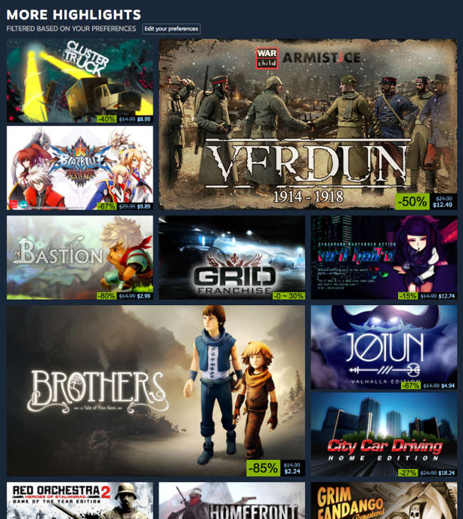 Không phải lúc nào Steam cũng là nơi giảm giá game tốt nhất Không phải lúc nào Steam cũng là nơi giảm giá game tốt nhất