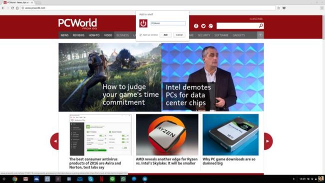 Thêm ứng dụng vào màn hình Chromebook