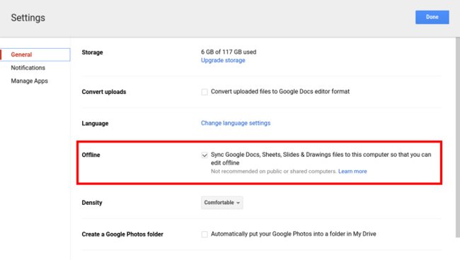 Cài đặt ngoại tuyến trên Chromebook