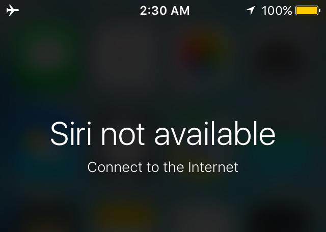 Lỗi Siri not Available