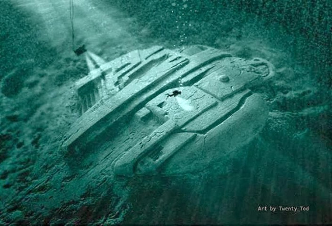 Vật thể lạ có cấu trúc giống như một phi thuyền 