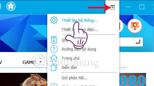 Thiết lập hệ thống trên TalkTV Thiết lập hệ thống trên TalkTV