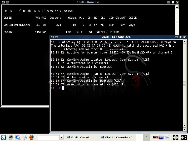 Cửa số mới Konsole