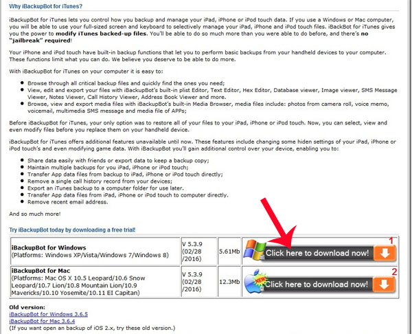 Tải phần mềm iBackupBot Tải phần mềm iBackupBot