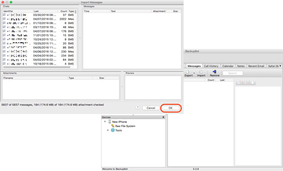 Gói sao lưu tin nhắn trên iPhone Gói sao lưu tin nhắn trên iPhone