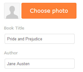 Nhấn vào Choose Photo, nhập dòng chữ hiển thị nếu có
