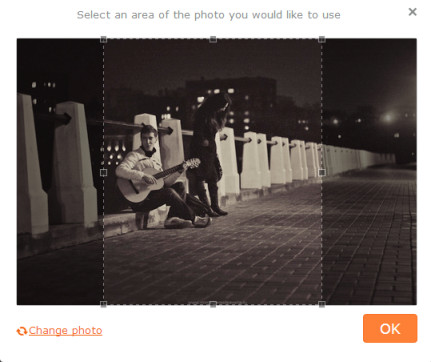 Điều chỉnh ảnh, sau đó nhấn Crop