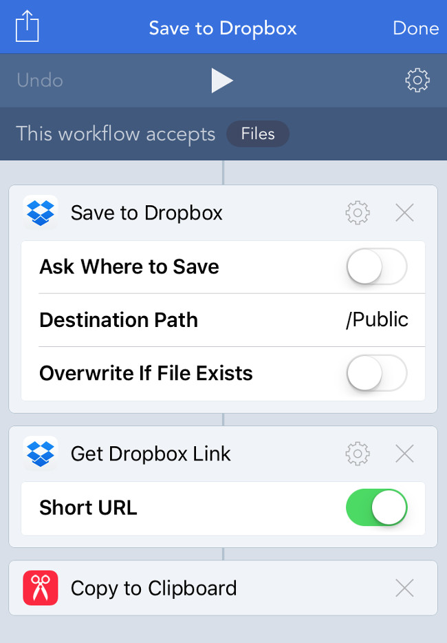 Đây là ví dụ về một workflow tự tạo