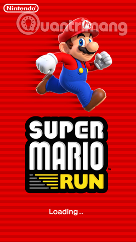 Bắt đầu chơi game Super Mario Run
