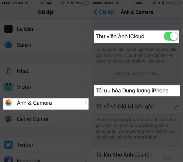 Thư viện ảnh Cloud