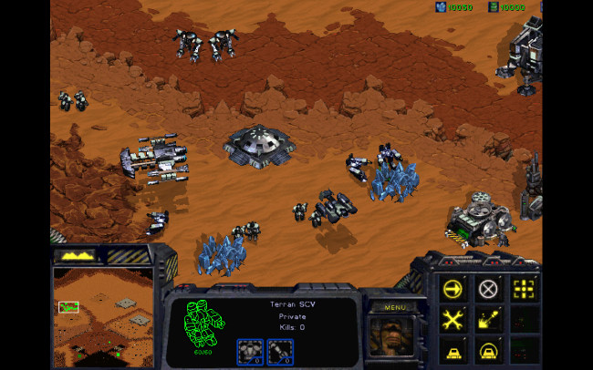 Quân Terran trong StarCraft 1998