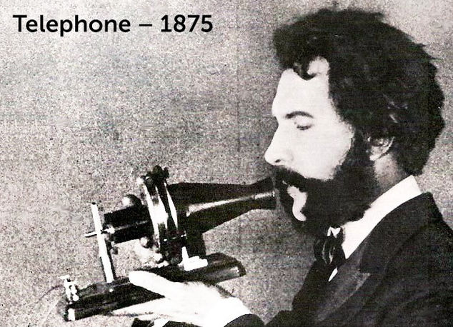 Chiếc điện thoại đầu tiên trên thế giới xuất hiện năm 1875   Chiếc điện thoại đầu tiên trên thế giới xuất hiện năm 1875