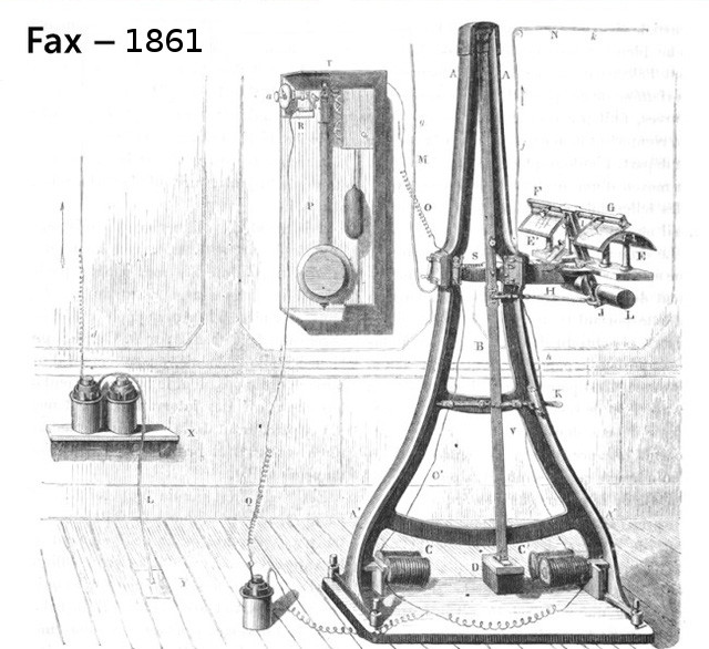 Máy fax đầu tiên trên thế giới   Máy fax đầu tiên trên thế giới