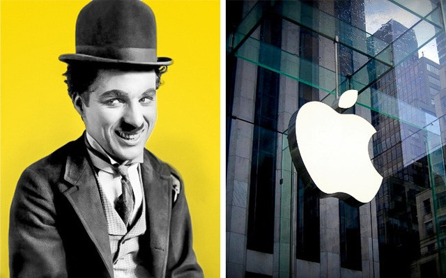 Vua hề Sác-lô (Chaplin) và Apple  Vua hề Sác-lô (Chaplin) và Apple