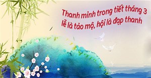 Tiết Thanh Minh và những phong tục của người Việt