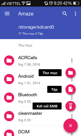 Các tùy chọn sắp xếp khoa học